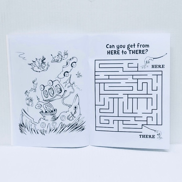 Dr. Seuss Green Eggs and Ham coloring & activity Book with crayons - Picture 9 of 10